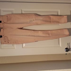 Express pink distressed jeans size 10